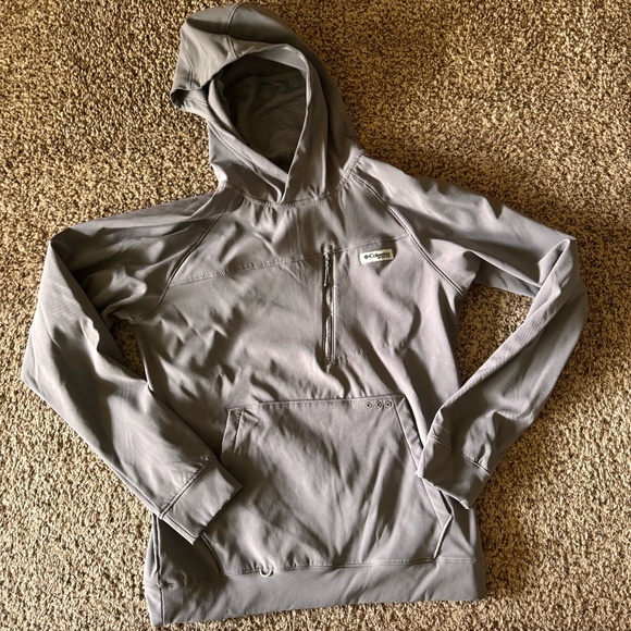 Columbia PFG Softshell Hoodie, Men's Small - Picture 1 of 6